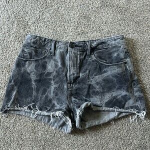 Good American Black Jean Shorts